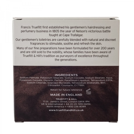 Truefitt & Hill Sandalwood Luxury Shaving Soap Wooden Bowl