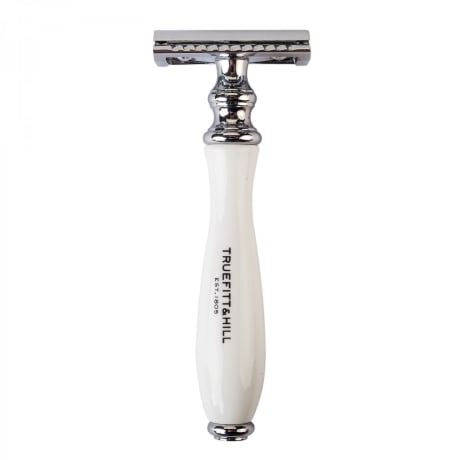 Truefitt & Hill Wellington Faux Porcelain and Chrome Double-edge Razor
