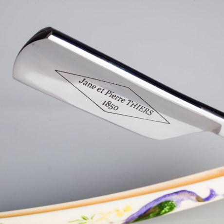 Thiers-Issard Sabatier Razor Peacock One Side Colour Grelot