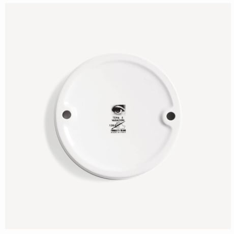 Fornasetti Round ashtray Tema e Variazioni n.381 black/white