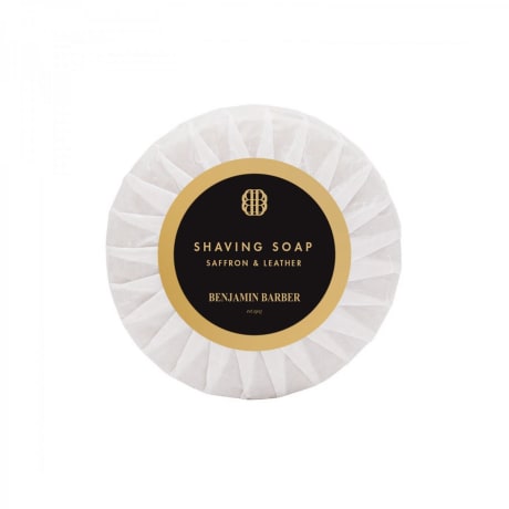 Benjamin Barber Saffron & Leather Shaving Soap
