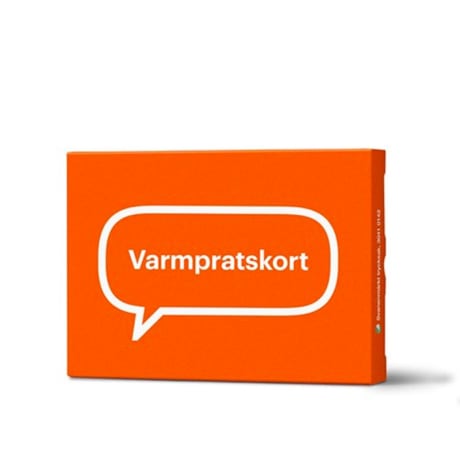 Varmpratskort