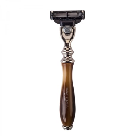 Truefitt & Hill Wellington Mach3 Razor - Horn