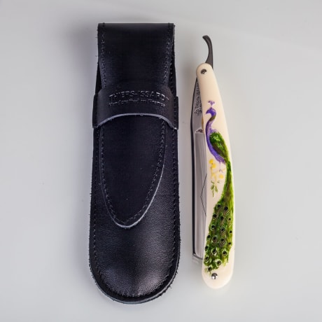 Thiers-Issard Sabatier Razor Peacock One Side Colour Grelot