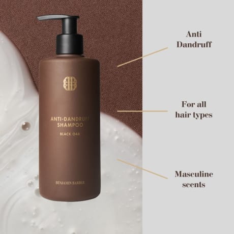 Benjamin Barber Anti Dandruff Shampoo Black Oak 300ml