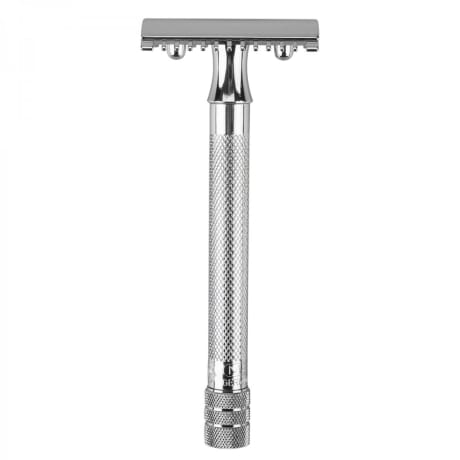 Merkur 25C Open Comb Safety Razor Long Handle