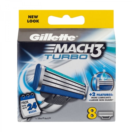 Gillette Mach3 Turbo 8-pack