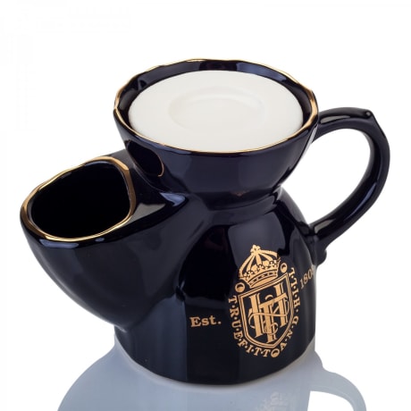Truefitt & Hill Slate Shaving Mug (Svart porslin)