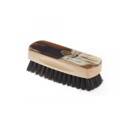Question Of Time Rectangular Dark Horn Shoe Brush
