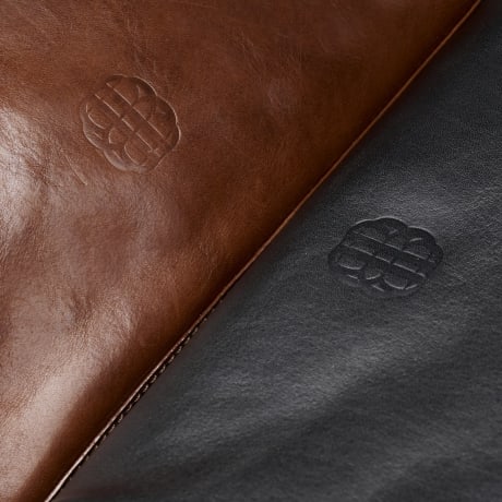 Benjamin Barber Black Leather Toilet Bag