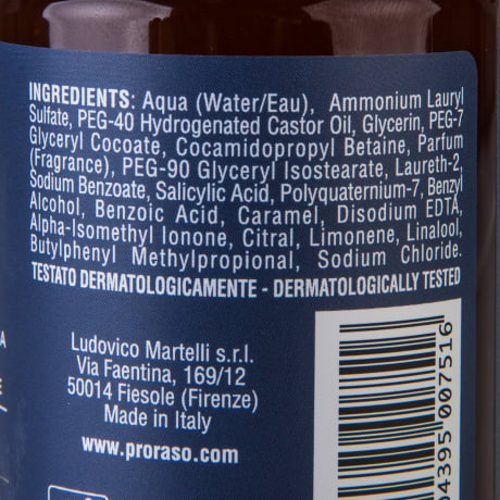 Proraso Beard Shampoo Azur & Lime