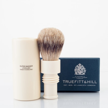 Truefitt & Hill Turnback Travel Shave Brush Ivory