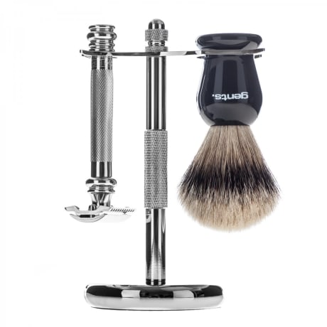 Gents Shaving Brush Silvertip Ebony