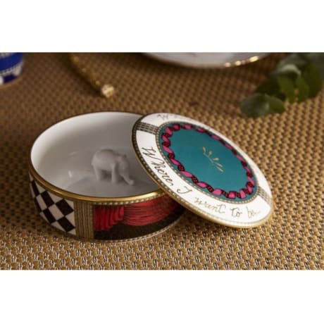 Ginori 1735 Trinket Box Elefante