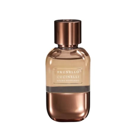 Parfymflaska, Brunello Cucinelli (Sogno Notturno), klart glas med bronslock, 50 ml, inga följeslagare i ramen
