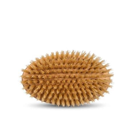 Skäggborste, Sjömans (militär stil), oval kropp av bokträ med naturliga borst, inga följeslagare.