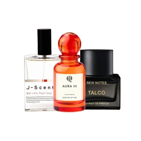 Parfymer med en doft av tvål - Provkit 3x1ml