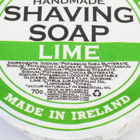 Dr K Soap Company Shaving Soap Fresh Lime 70g