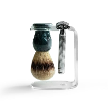 Sailor’s Transparent Rakställ med borste- Grå