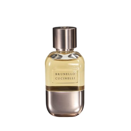 Parfymflaska, Brunello Cucinelli (Pour Femme), klart glas med metallkork, 50 ml, inga medföljande föremål.