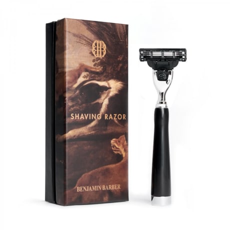 Benjamin Barber Classic Shaving Razor Mach3 Ebony