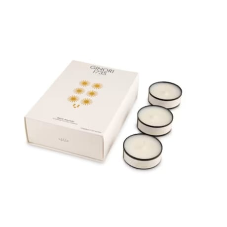 Ginori 1735 LDCD Tea Light Scented Candles White Jealousy 12x48g