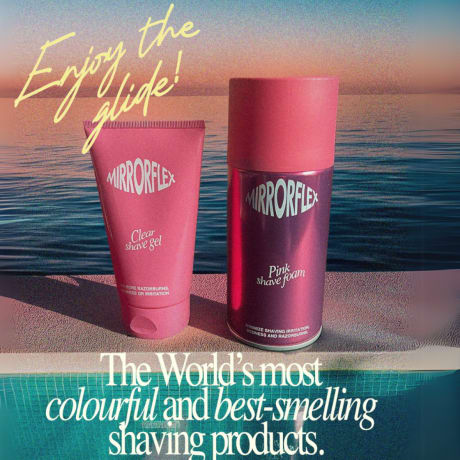 Mirrorflex Pink Shave Foam