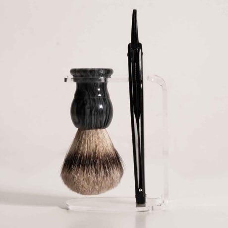 Sailor’s Transparent Rakställ med borste- Grå