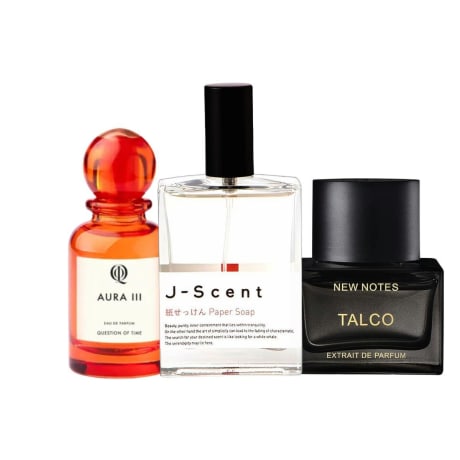 Parfymer med en doft av tvål - Provkit 3x1ml