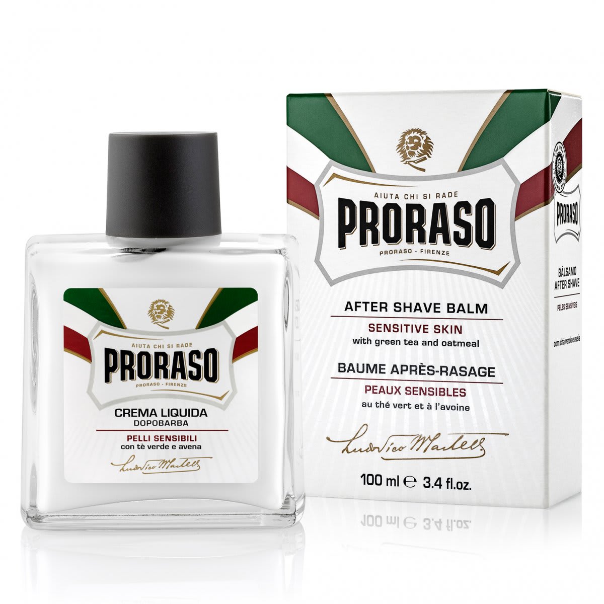 Proraso Flüssiges Aftershave-Balsam Sensitive Green Tea