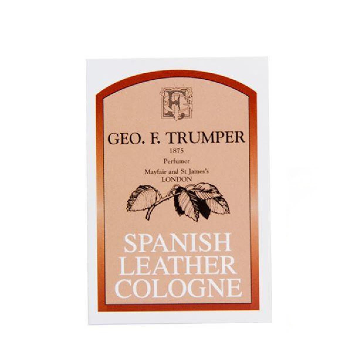 Geo F Trumper Spanish Leather – Parfum Cologne Homme Vintage 500ml, Cuir Espagnol, Flacon Neuf