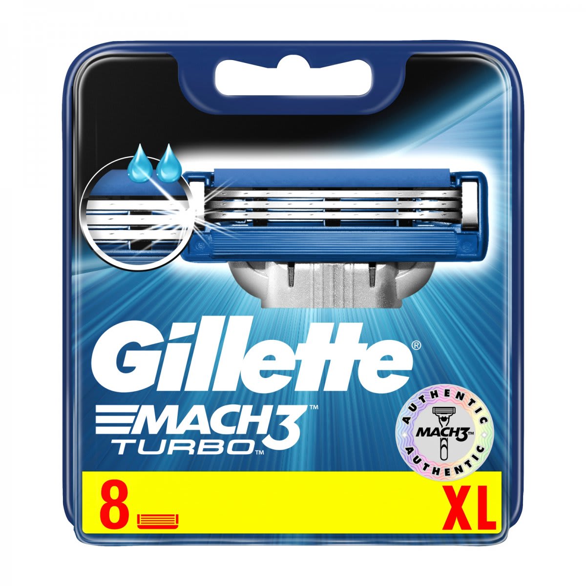 Gillette MACH3 TURBO 8パック Gillette Mach3 Turbo 8-pack | Gents