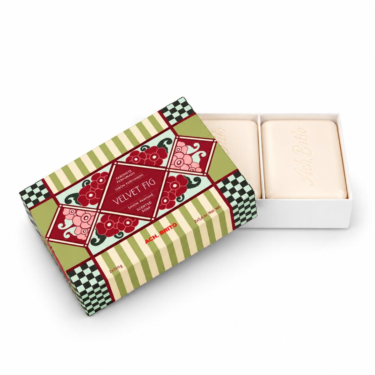 Ach. Brito Velvet Fig Soap Box 2 x 160 g