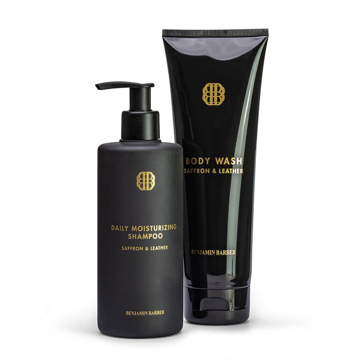 Benjamin Barber Shower Kit Saffron & leather