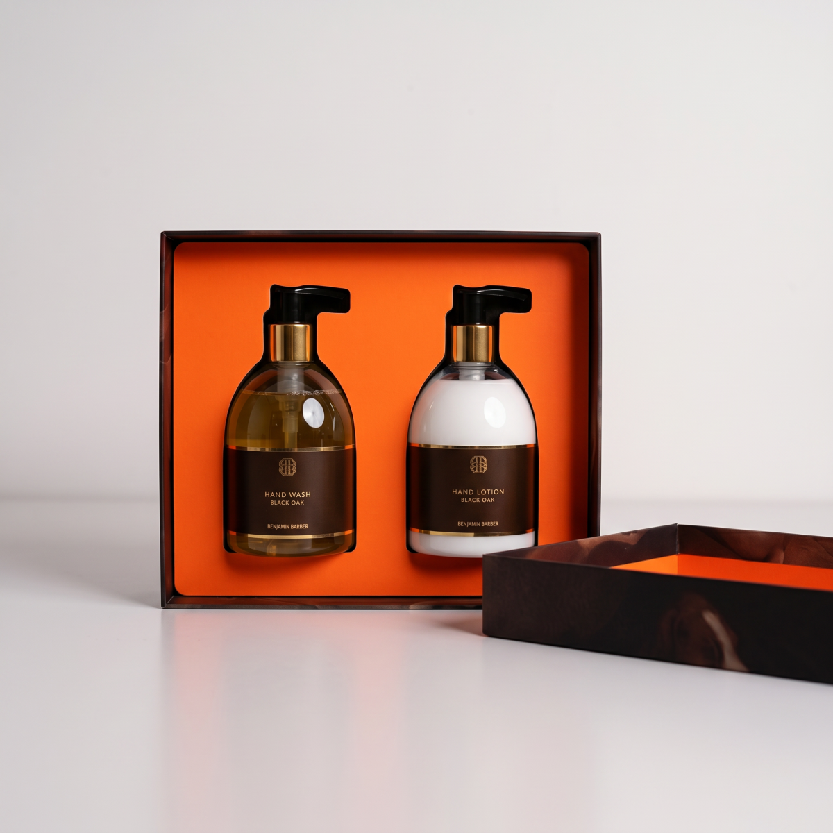 Benjamin Barber Gift Box Black Oak - Hand Wash & Hand Lotion