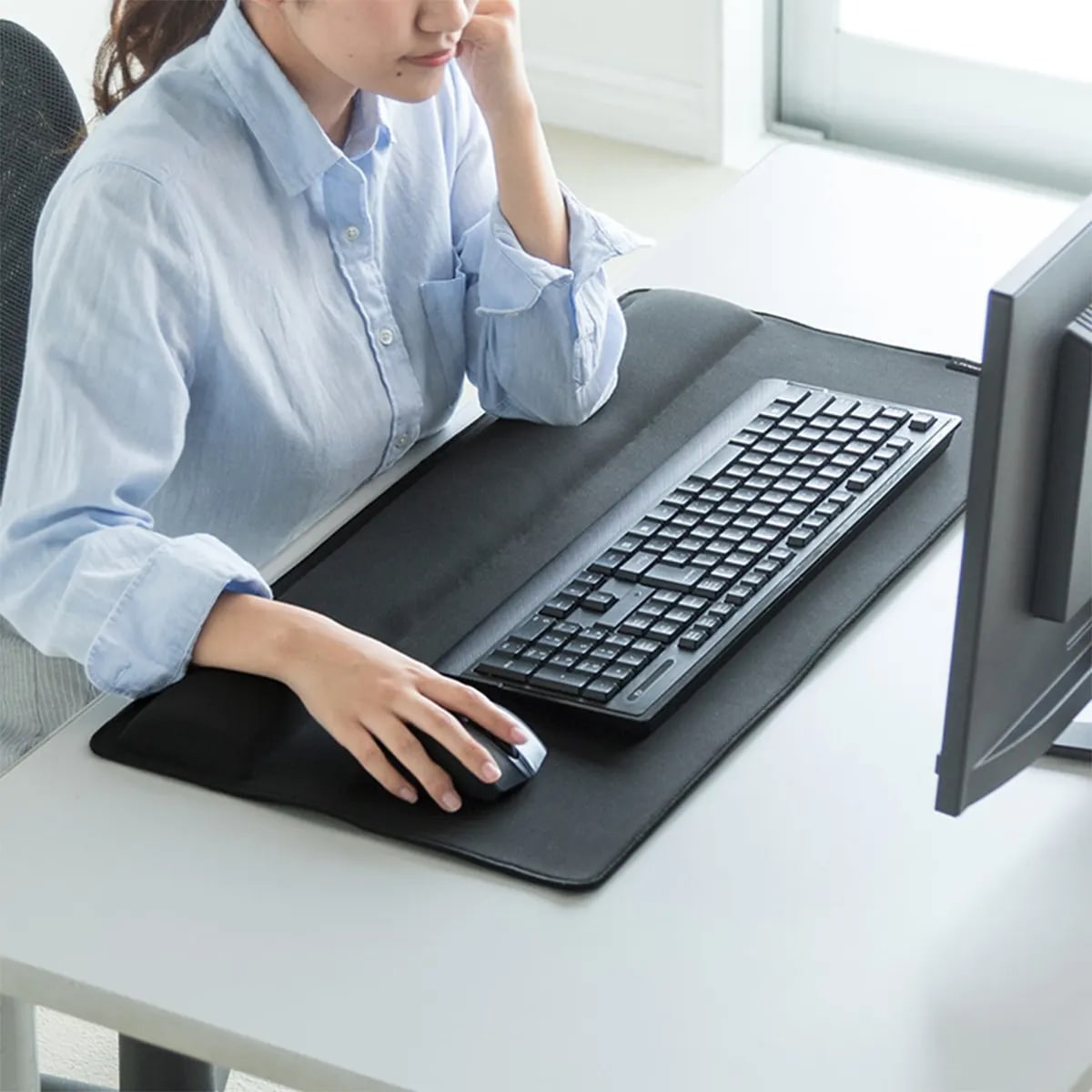 Anti Slip Deskmat with Mouse Pad 