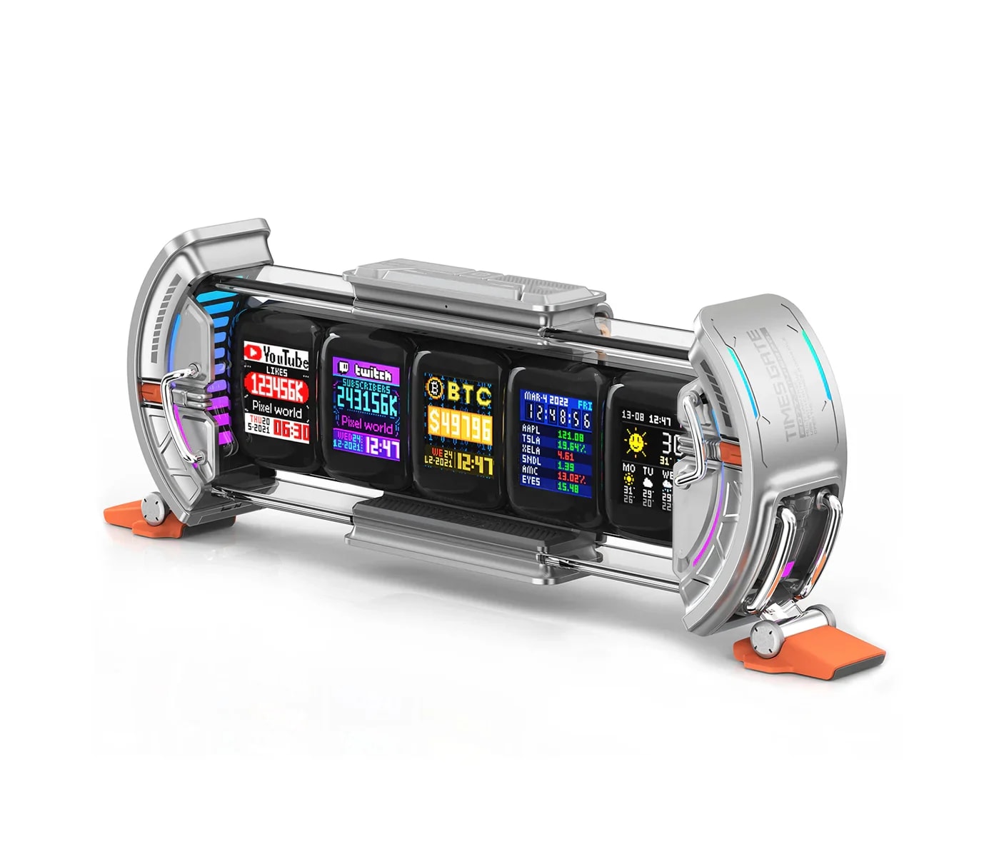 Times Gate | Pixel Art Informative Display