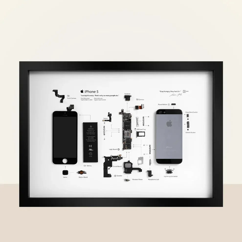 iPhone 5 Framed 3D Artwork