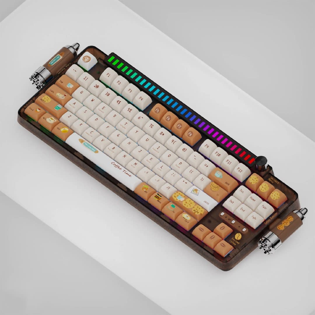 Lunar 01 Mechanical Keyboard - Caramel Latte