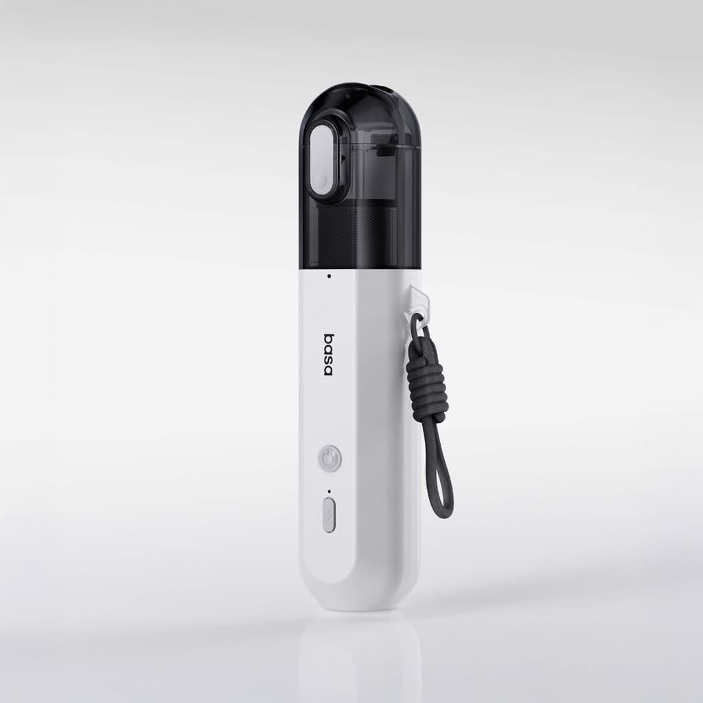 BASA M2D Mini Handheld Car Vacuum Cleaner – White