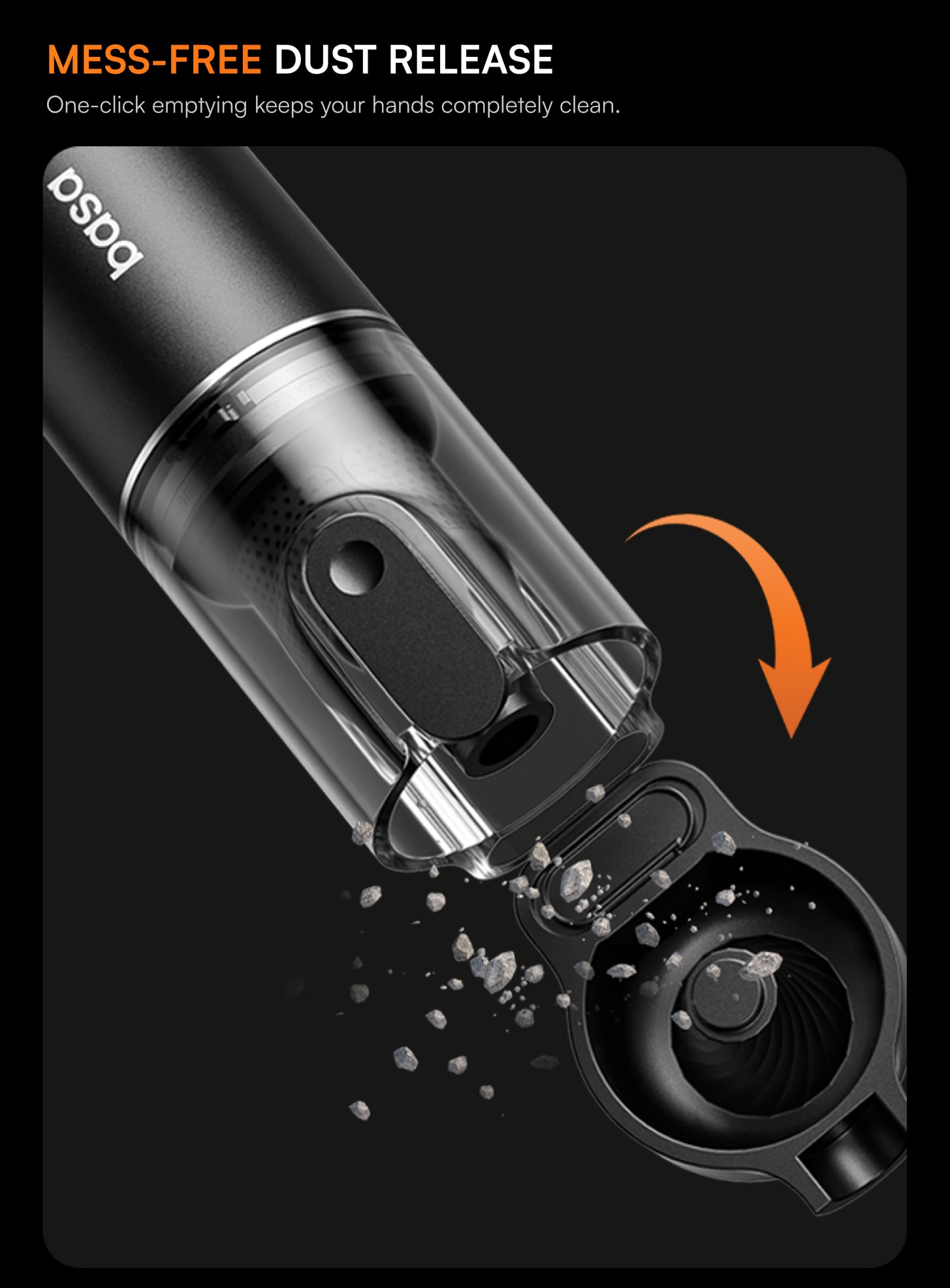 BASA M4 Cordless Car Vacuum Cleaner with 15000Pa Suction