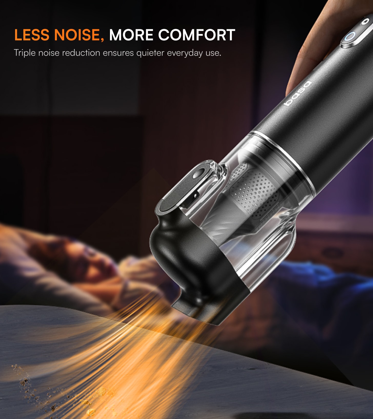 BASA M4 Cordless Car Vacuum Cleaner with 15000Pa Suction