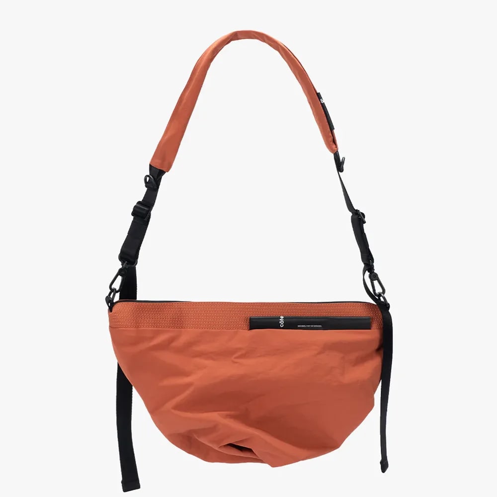 Orne Smooth Terracotta Sling Bag 