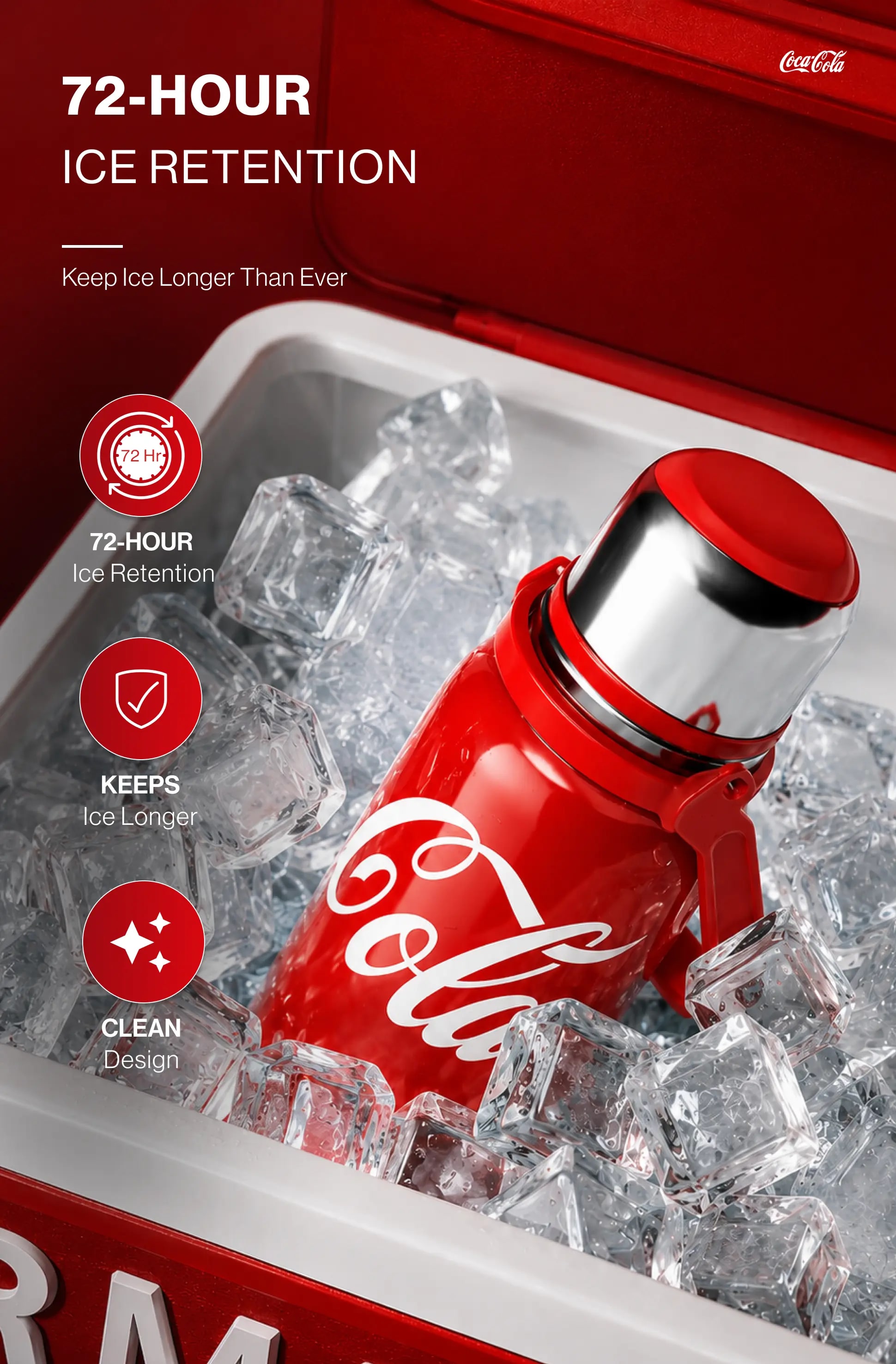 Buy Coca-Cola Collection Sport Vacuum Bottle with CupRed 800mL