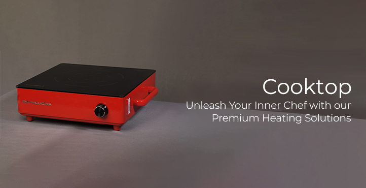 smithcucina premium electric cooktop on the kitchen slab