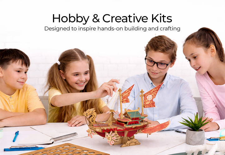 Hobby Build Kit Hobby & Creative Kits Online | DIY Art, Craft & Model Kits | 21GenX