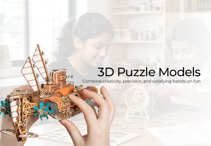 Puzzle Model 3D Puzzle Models Kit Online in India | 21GenX