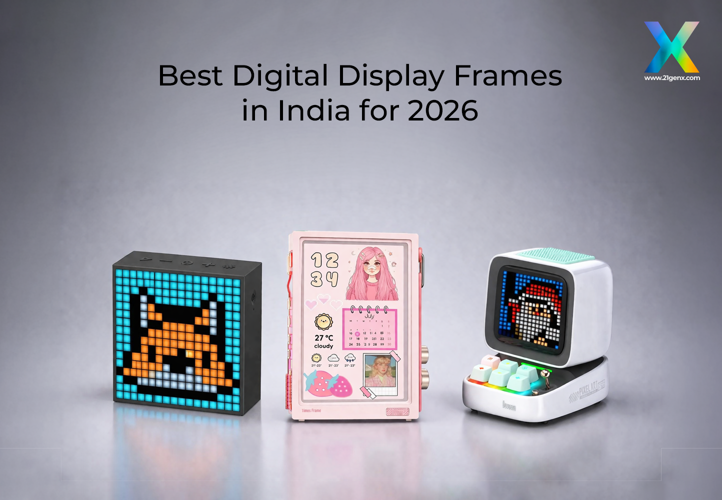 Premium Digital Display Frames in India 2026 | 21GenX