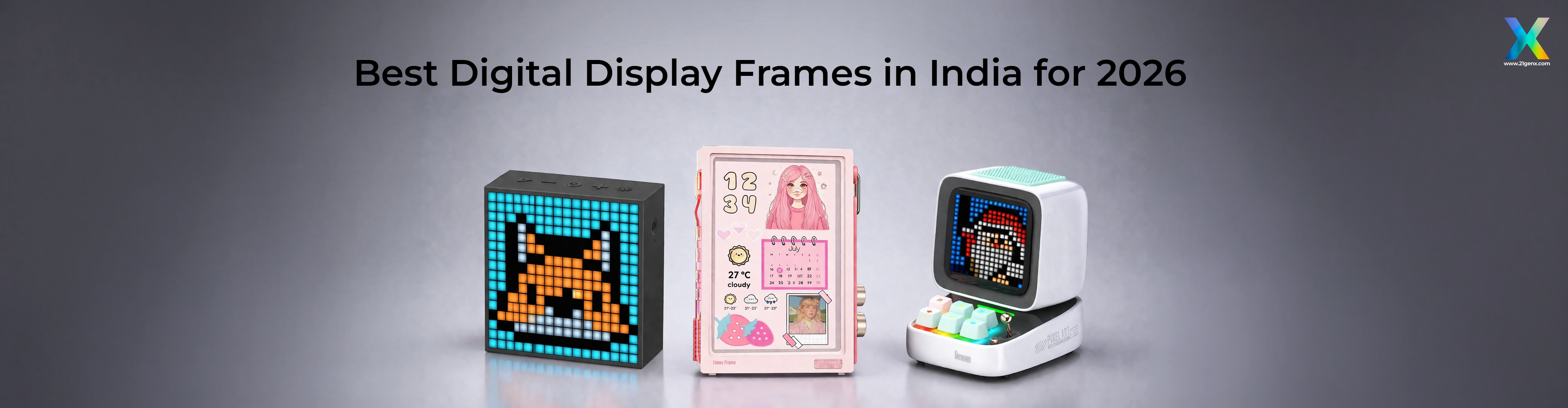 Premium Digital Display Frames in India 2026 | 21GenX