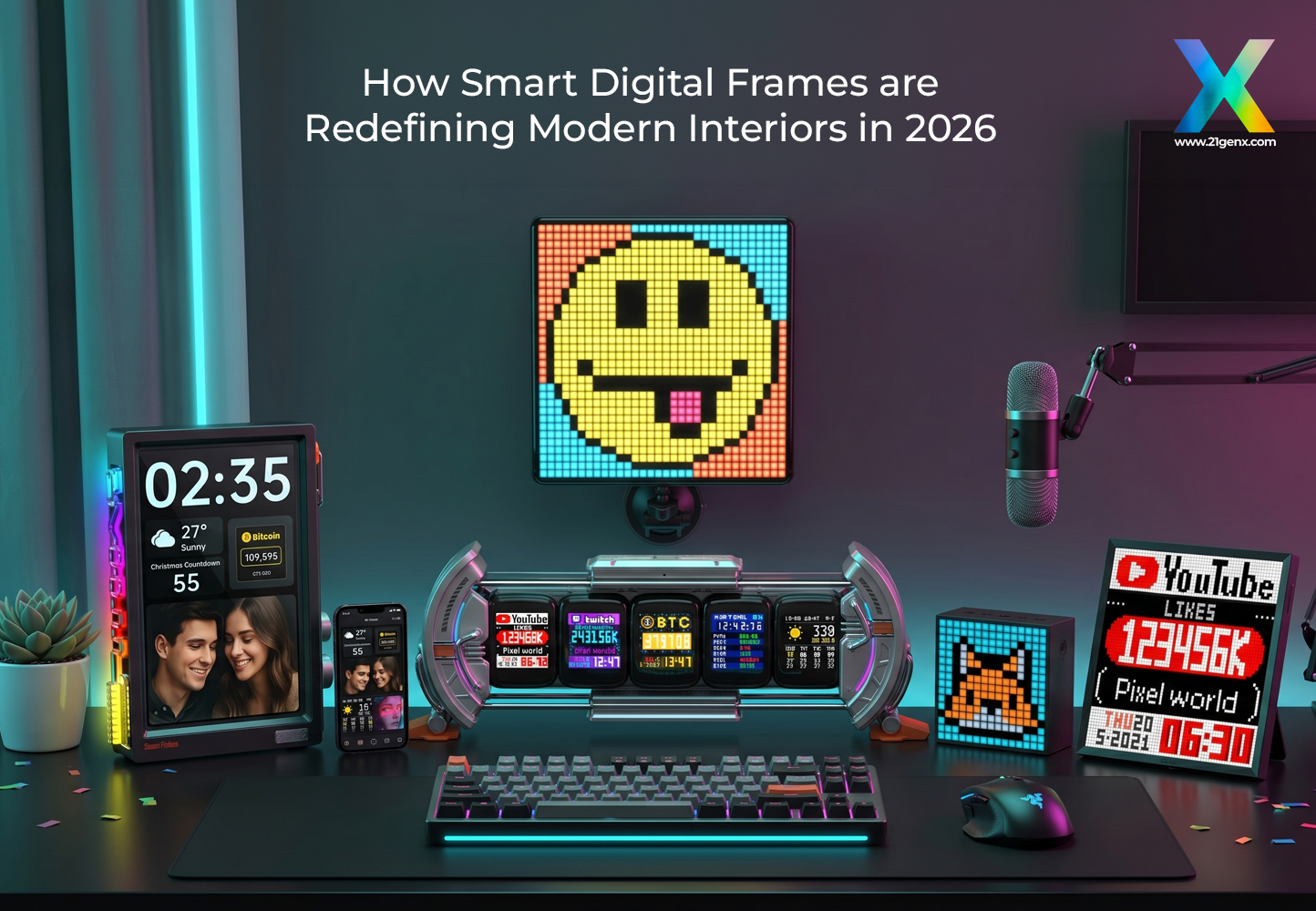 Smart Digital Frames Redefine Interiors in 2026 | 21GenX